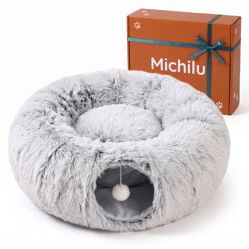 Túnel cama 2 en 1 para gatos Michilu